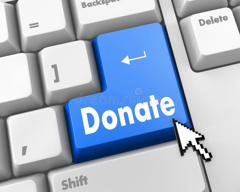 Guzik daruje ilustracja wektor