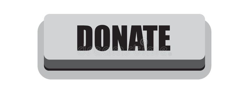 Guzik daruje sieć ilustracja wektor