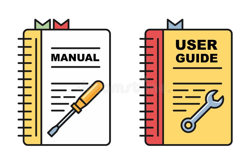 Guía Del Usuario - Iconos Manuales O De Instrucciones, Libro De Espiral