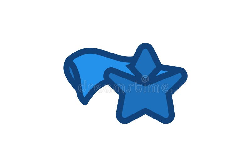 gwiazdowy latanie, super bohatera logo Projektuje inspirację Odizolowywającą na Białym tle ilustracja wektor gwiazdowy latanie, super bohatera logo Projektuje inspirację Odizolowywającą na Białym tle ilustracja wektor