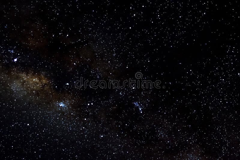 Gwiazdy i galaxy kosmosu nieba nocy wszechrzeczy czarny gwiaździsty tło, starfield