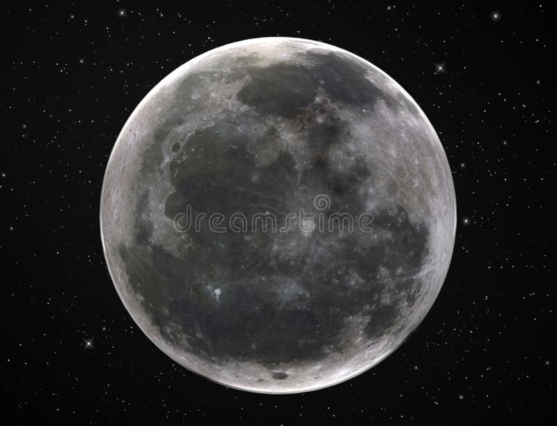 gwiaździsty księżyc w pełni nocne niebo ilustracja wektor gwiaździsty księżyc w pełni nocne niebo ilustracja wektor