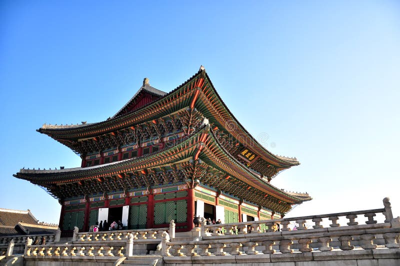 Gyeongbokgung Palast lizenzfreie stockfotografie