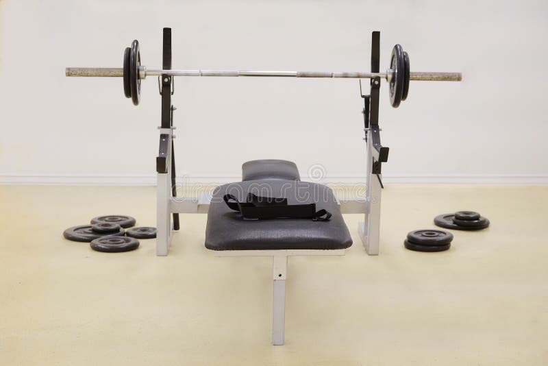 Weight lifting equipment stock photo. Image of masculinity 8484650