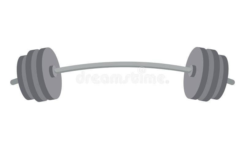 Barbell Heavy Instrument For Weightlifters In Gym Stock Vector Illustration Of Lifting Muscle 186222623