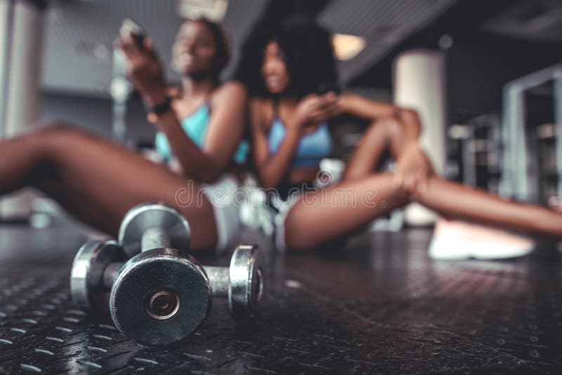 Premium Photo  Group of sportive fit people in a gym taking