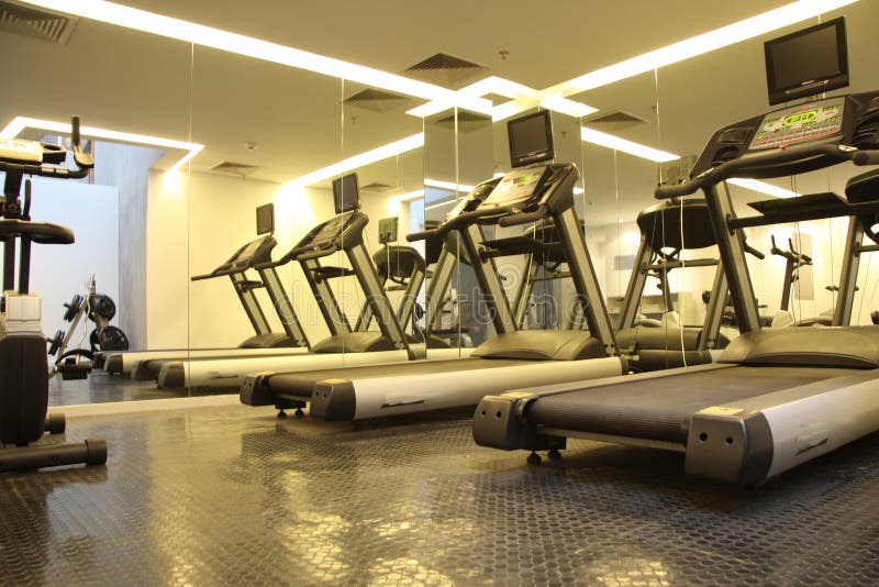 Gym equipment stock image. Image of luxury, health, workouts 20763857