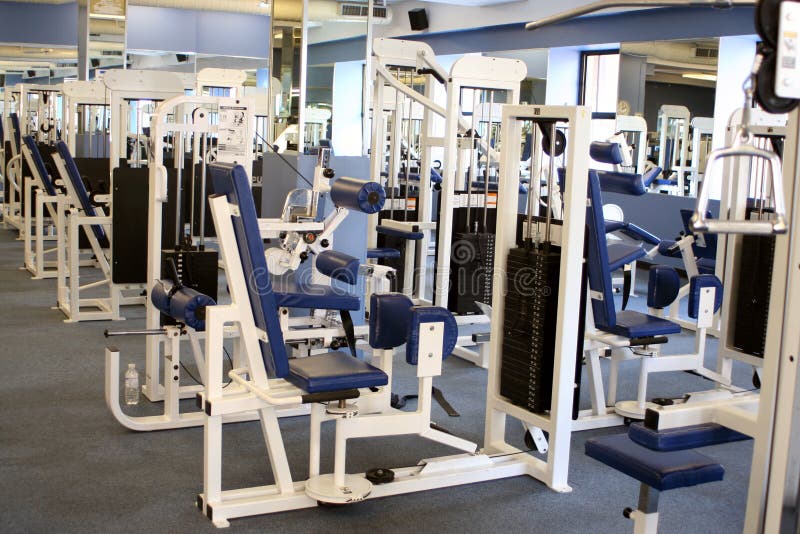 Gym equipment royalty free stock photo