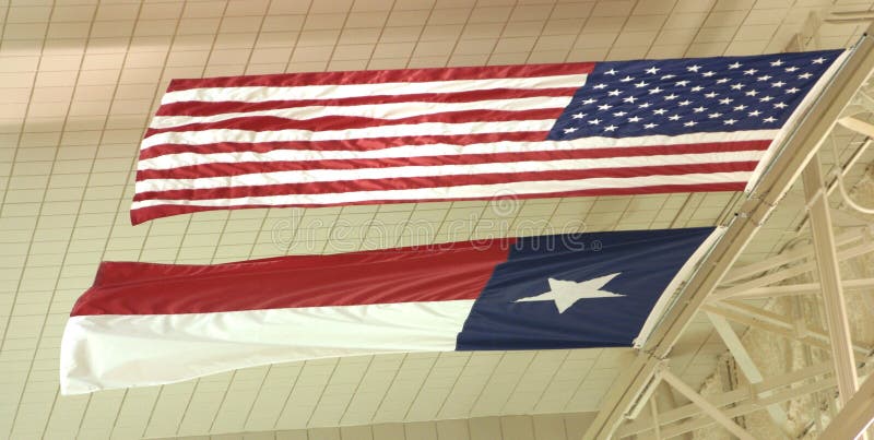 Gym Flags Stock Image Image Of Colors Roof Blue Beams