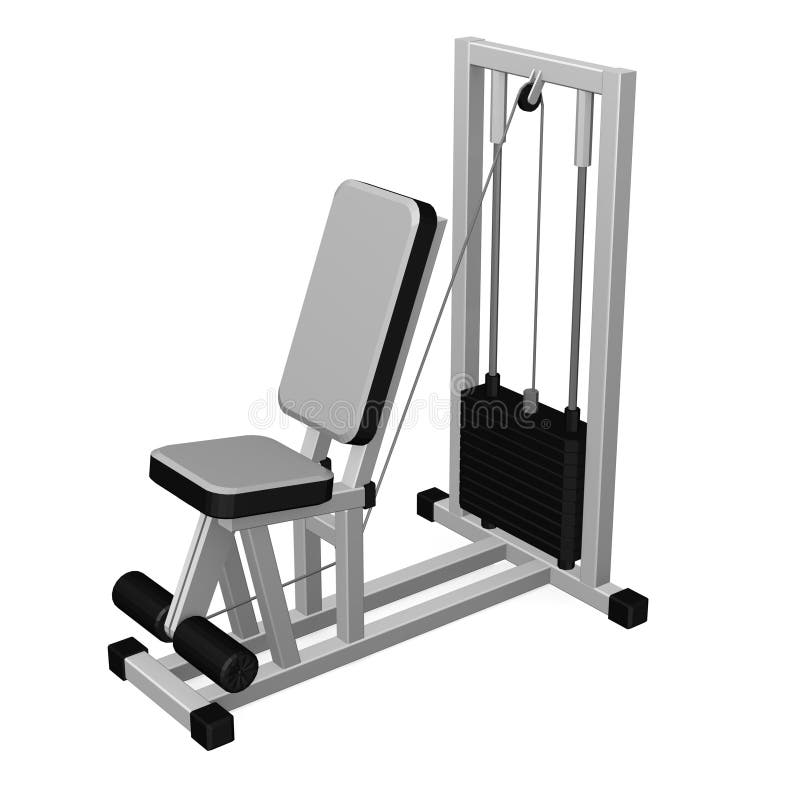 Gym machine stock illustration