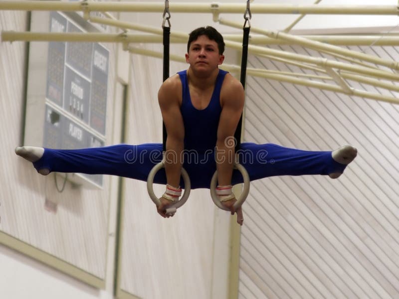 gymnastcirklar royaltyfri bild gymnastcirklar royaltyfri bild