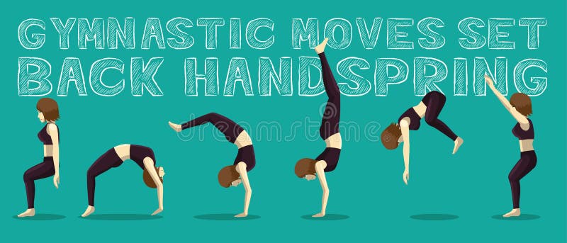 Gymnastic Moves Stock Illustrations 43 Gymnastic Moves Stock