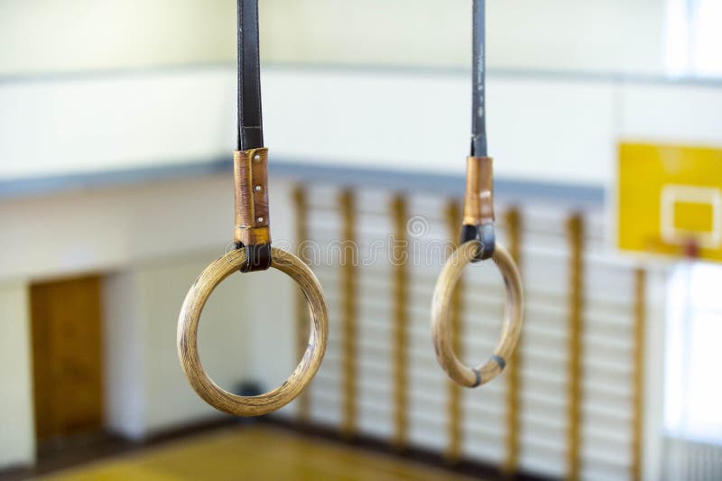 Hanging On The Ring At The Gym High-Res Stock Photo - Getty Images