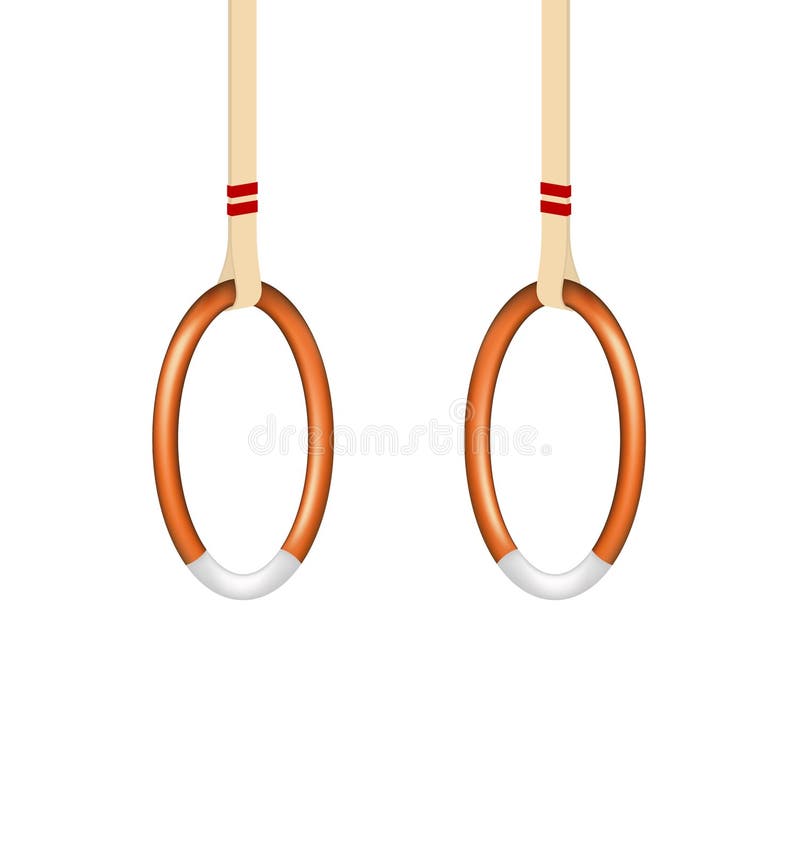Gymnastic Rings Icon Pictogram Vector Design. Stick Figure Man Still