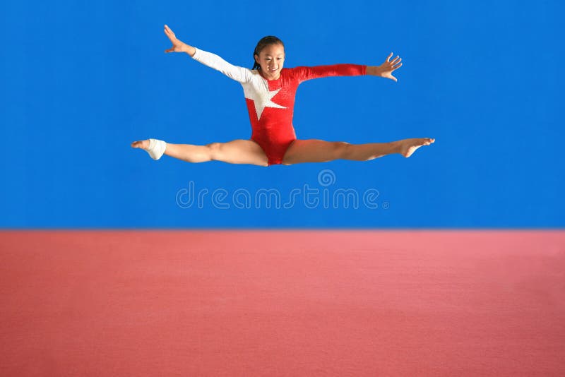 Gymnastics poses stock image. Image of olympic, performer 6357661