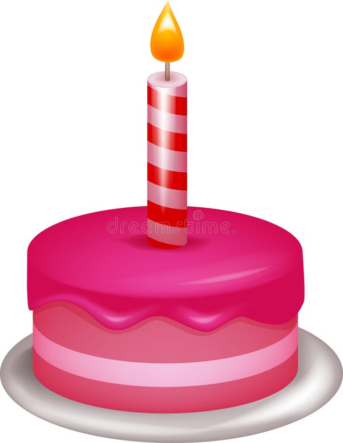 Gâteau d'anniversaire illustration stock Gâteau d'anniversaire illustration stock