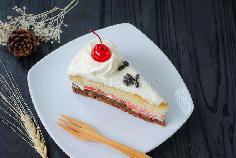 Gâteau de chocolat dans le plat images stock Gâteau de chocolat dans le plat images stock