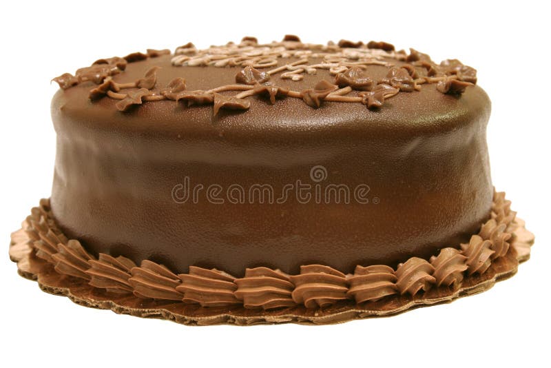 Gâteau de chocolat - entier photos libres de droits Gâteau de chocolat - entier photos libres de droits
