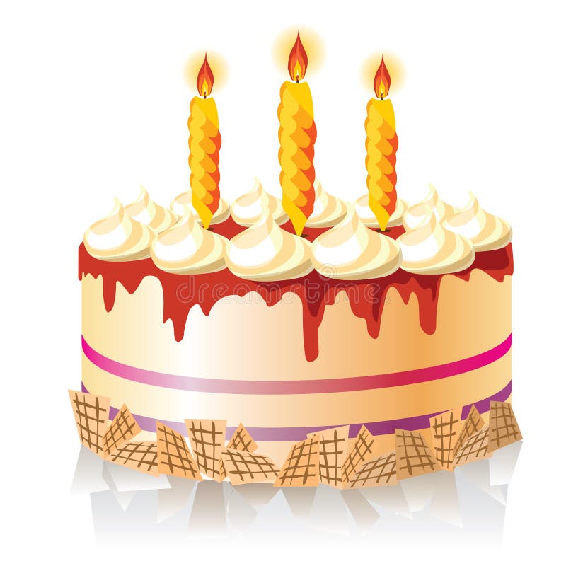 Gâteau de célébration illustration stock Gâteau de célébration illustration stock