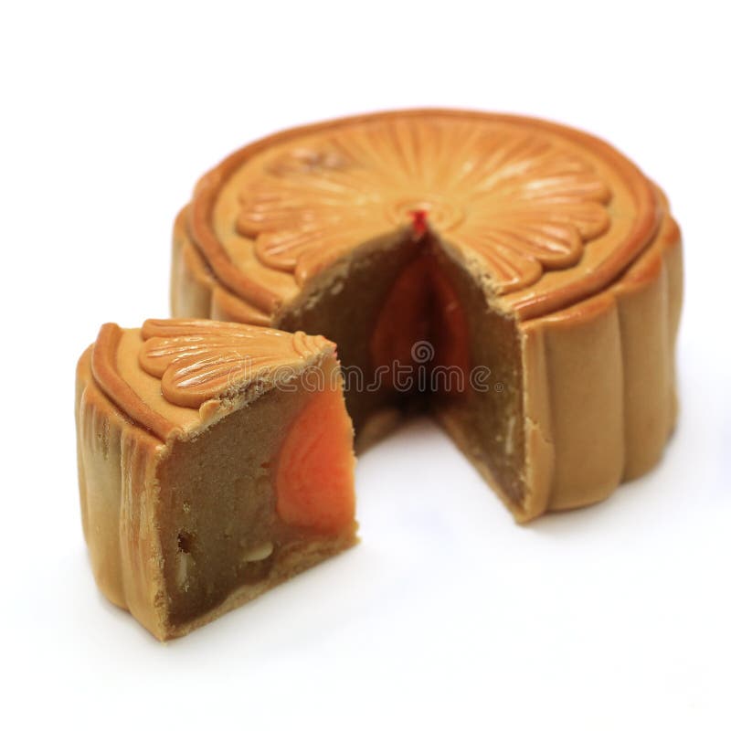 Gâteau de lune images libres de droits Gâteau de lune images libres de droits