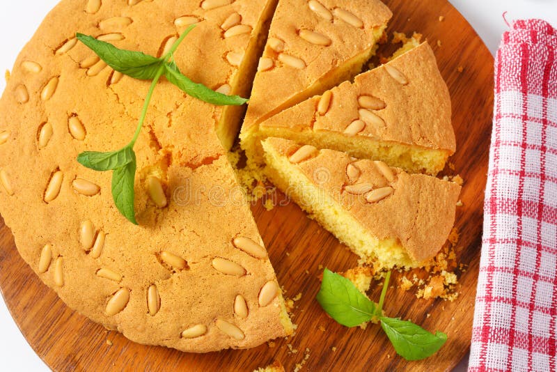Gâteau mousseline de citron images libres de droits Gâteau mousseline de citron images libres de droits