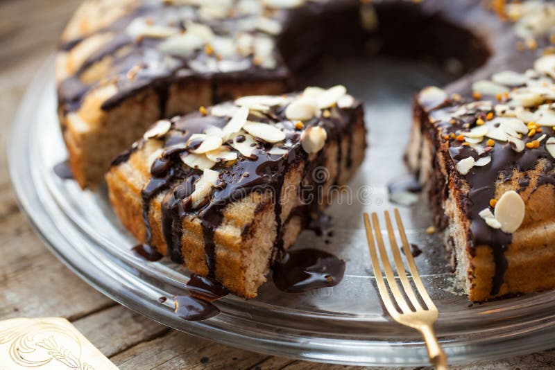 Gâteau sain de paleo images stock Gâteau sain de paleo images stock
