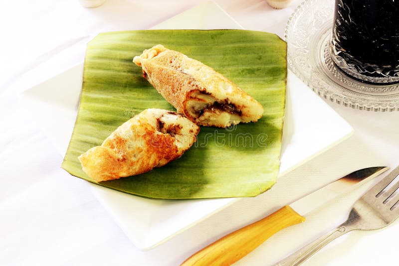 Gâteau traditionnel - crêpe de riz photos stock Gâteau traditionnel - crêpe de riz photos stock