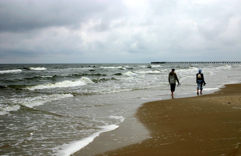 Gå för seacoast ii arkivfoto