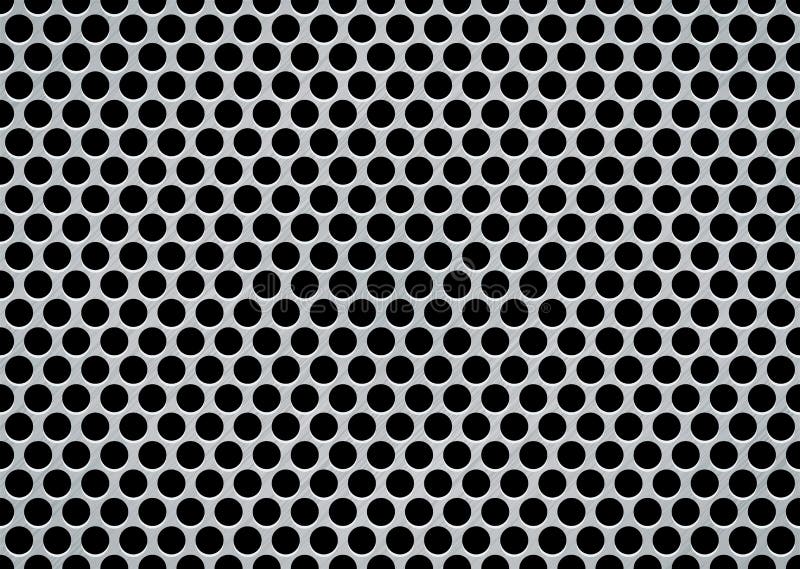 Géant en métal brossé illustration de vecteur