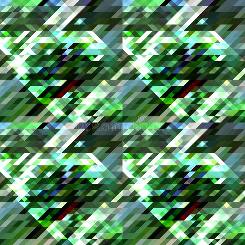 Géométrique abstrait Formes géométriques dans différentes nuances de vert et de bleu, blanches illustration libre de droits Géométrique abstrait Formes géométriques dans différentes nuances de vert et de bleu, blanches illustration libre de droits