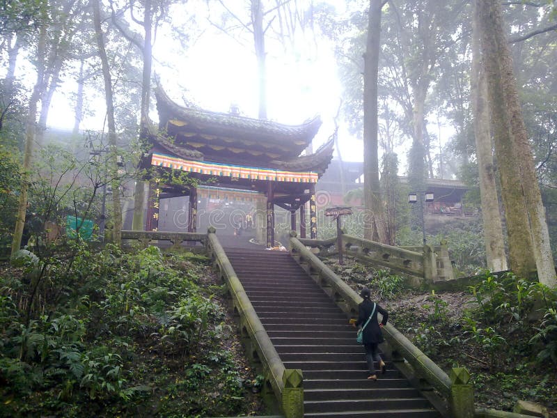 Góra EMEI, prowincja Sichuan, Chiny zdjęcia stock Góra EMEI, prowincja Sichuan, Chiny zdjęcia stock