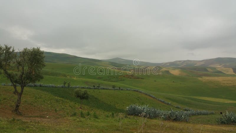 Góry i grodzcy regionów fes, Morocco obrazy royalty free Góry i grodzcy regionów fes, Morocco obrazy royalty free