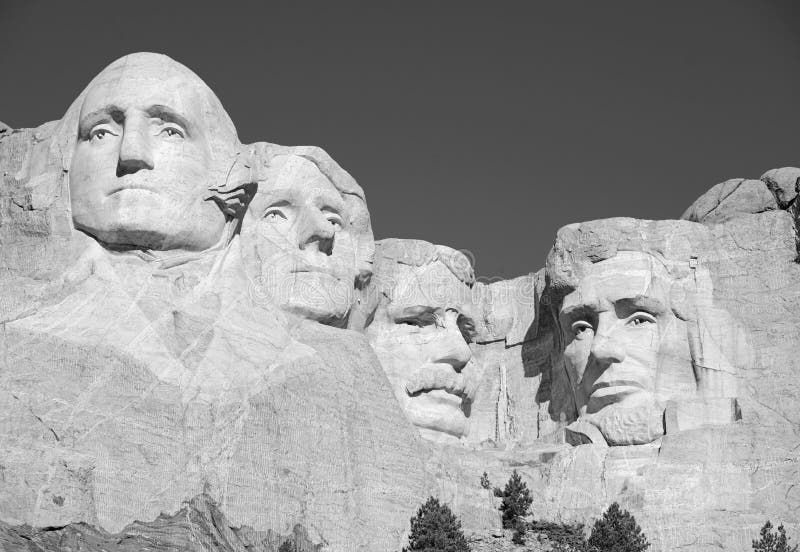 Góry Rushmore Krajowy pomnik, Czarni wzgórza, Południowy Dakota, usa obrazy royalty free Góry Rushmore Krajowy pomnik, Czarni wzgórza, Południowy Dakota, usa obrazy royalty free