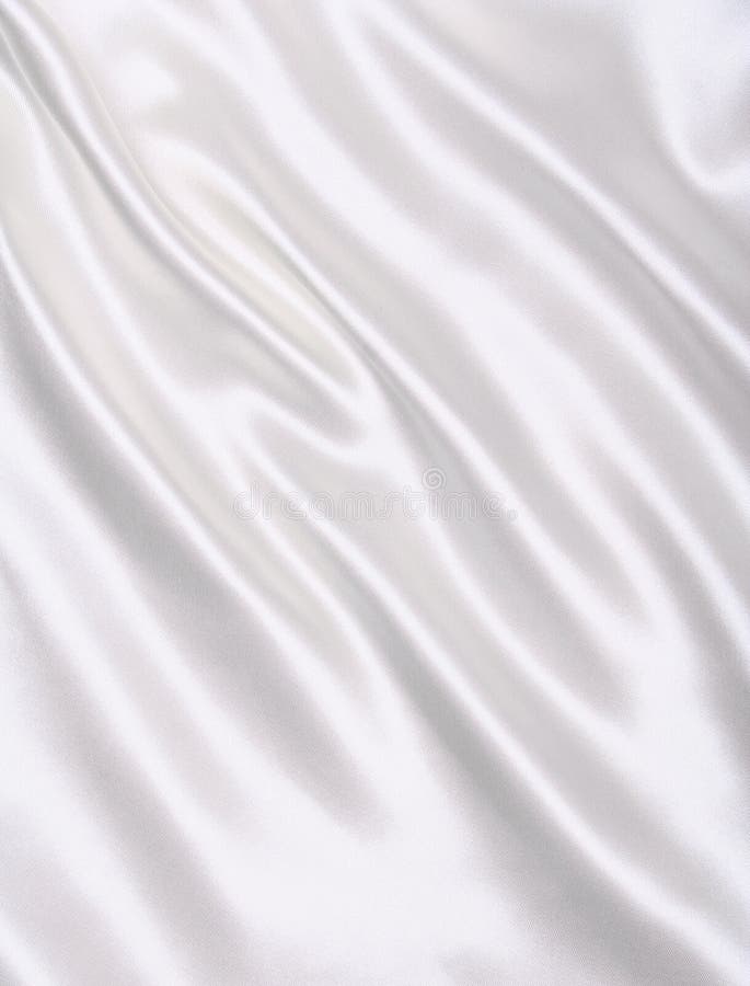 Gładki elegancki biały jedwab jako ślubny tło