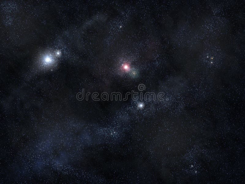 Night sky full of stars in fictional universe. Night sky full of stars in fictional universe