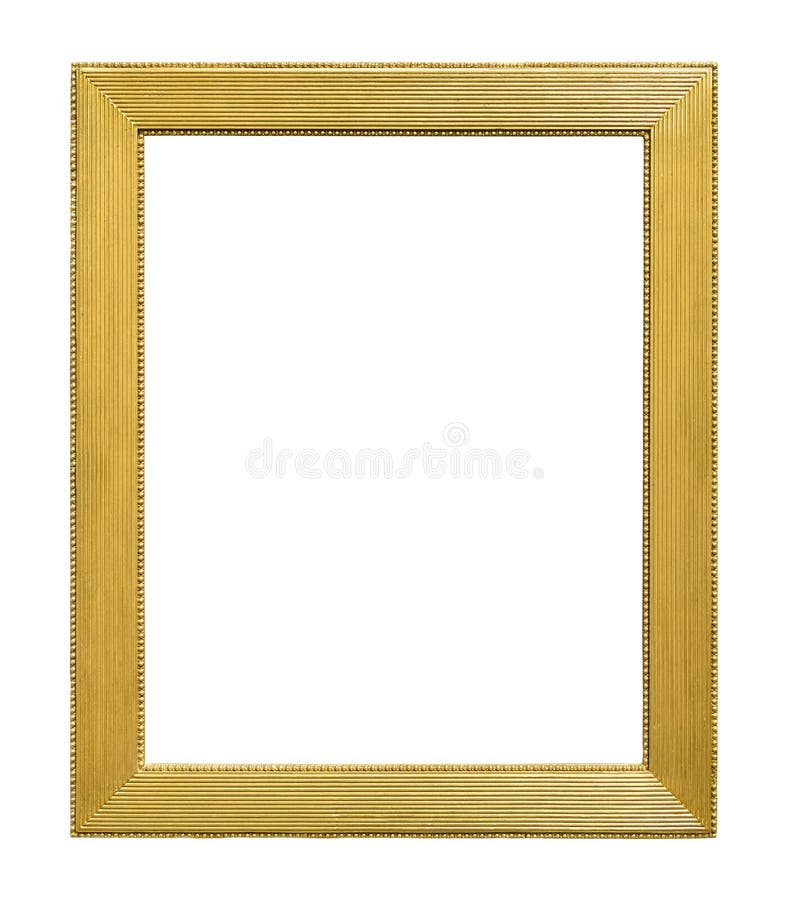Dekorativer Goldener Bilderrahmen Des Rechtecks Stockfoto Bild Von Eleganz Barock 93303494
