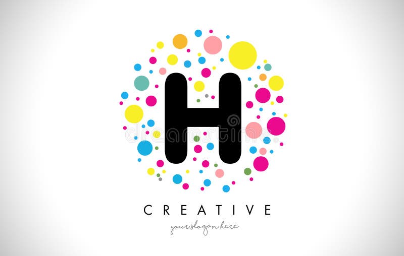 Y Bubble Dots Letter Logo Design with Creative Colorful Bubbles. Stock