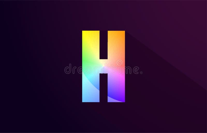 Letter M. Rainbow Colored Letters in the Form of a Popular Children's ...