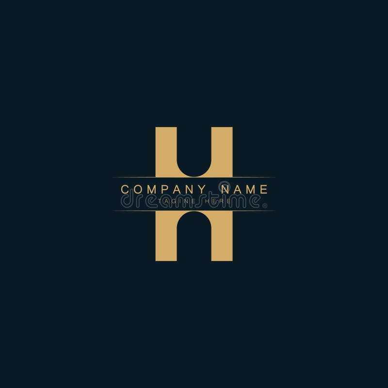 H letter logo premium and unique logo vector logo. letter h logo design vector. royalty free illustration