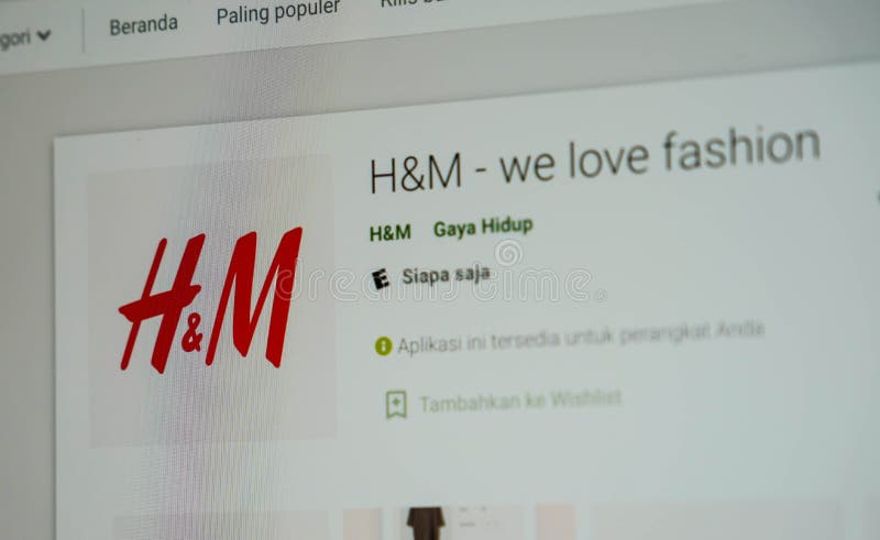 h&m mobile website