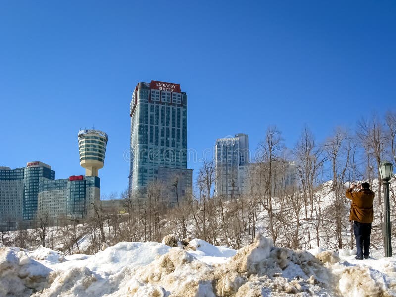 Hôtels dans Niagara, Ontario, Canada photo stock Hôtels dans Niagara, Ontario, Canada photo stock