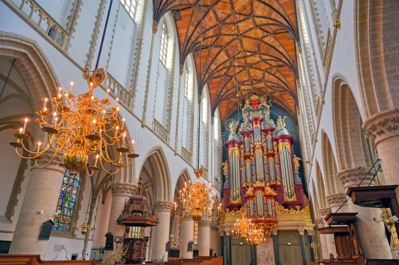 St. Bavo Church in Haarlem, the Netherlands royalty free stock images St. Bavo Church in Haarlem, the Netherlands royalty free stock images