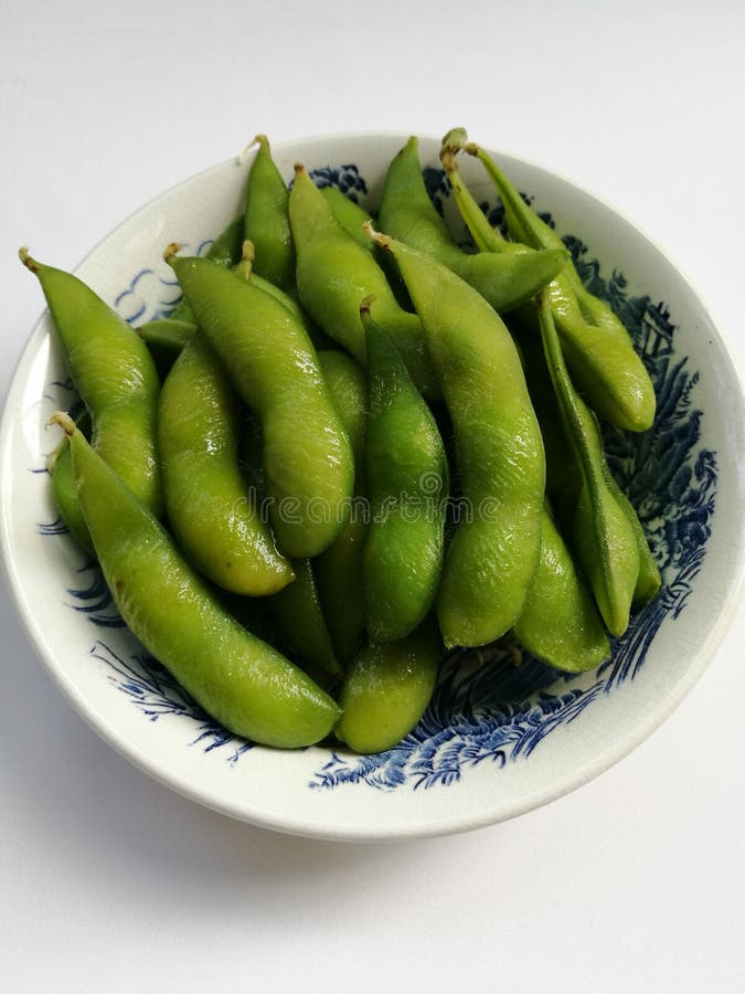 Habas De La Soja De Edamame Foto de archivo Imagen de haba, dieta
