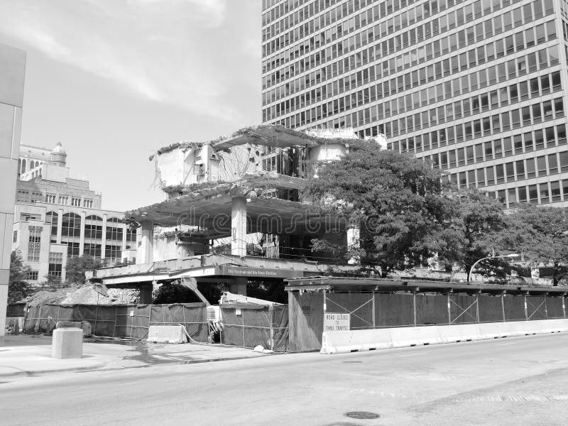 Habillage du centre de verdure d'architecture de Chicago image stock