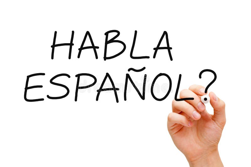 Habla Espanol stock image. Image of classroom, immigrants 29695655
