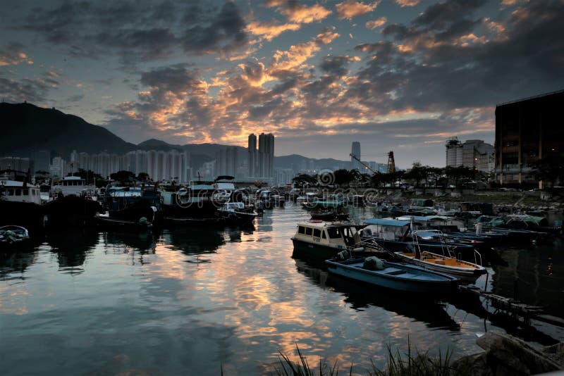 habour Χογκ Κογκ στοκ φωτογραφίες habour Χογκ Κογκ στοκ φωτογραφίες