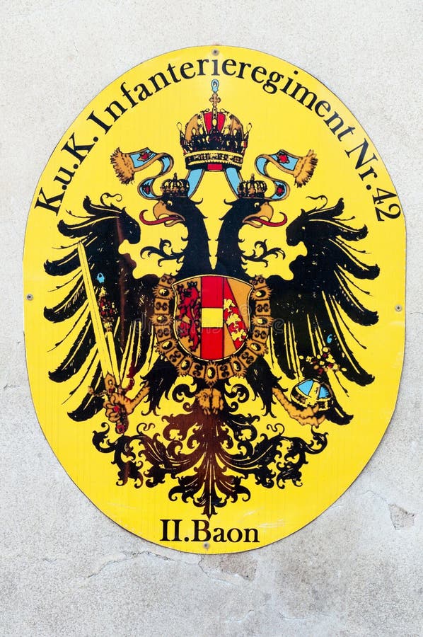 Habsburger-Wappen stock abbildung