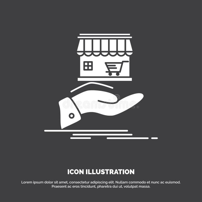 hacen compras, donan, las compras, en l?nea, icono de la mano s?mbolo del vector del glyph para UI y UX, p?gina web o aplicaci?n ilustración del vector hacen compras, donan, las compras, en l?nea, icono de la mano s?mbolo del vector del glyph para UI y UX, p?gina web o aplicaci?n ilustración del vector