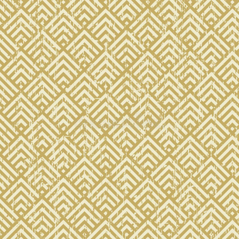 Hacia fuera fondo cuadrado amarillo llevado vintage inconsútil del modelo de la geometría del control stock de ilustración Hacia fuera fondo cuadrado amarillo llevado vintage inconsútil del modelo de la geometría del control stock de ilustración