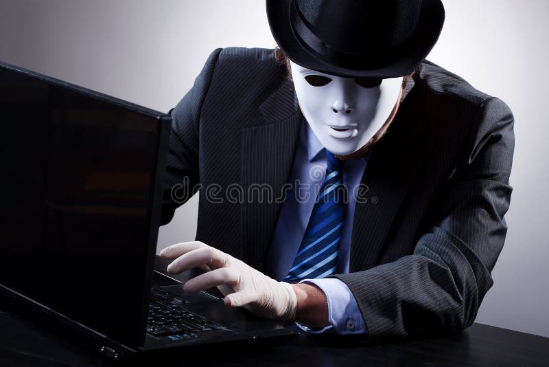 Hacker royalty free stock photography